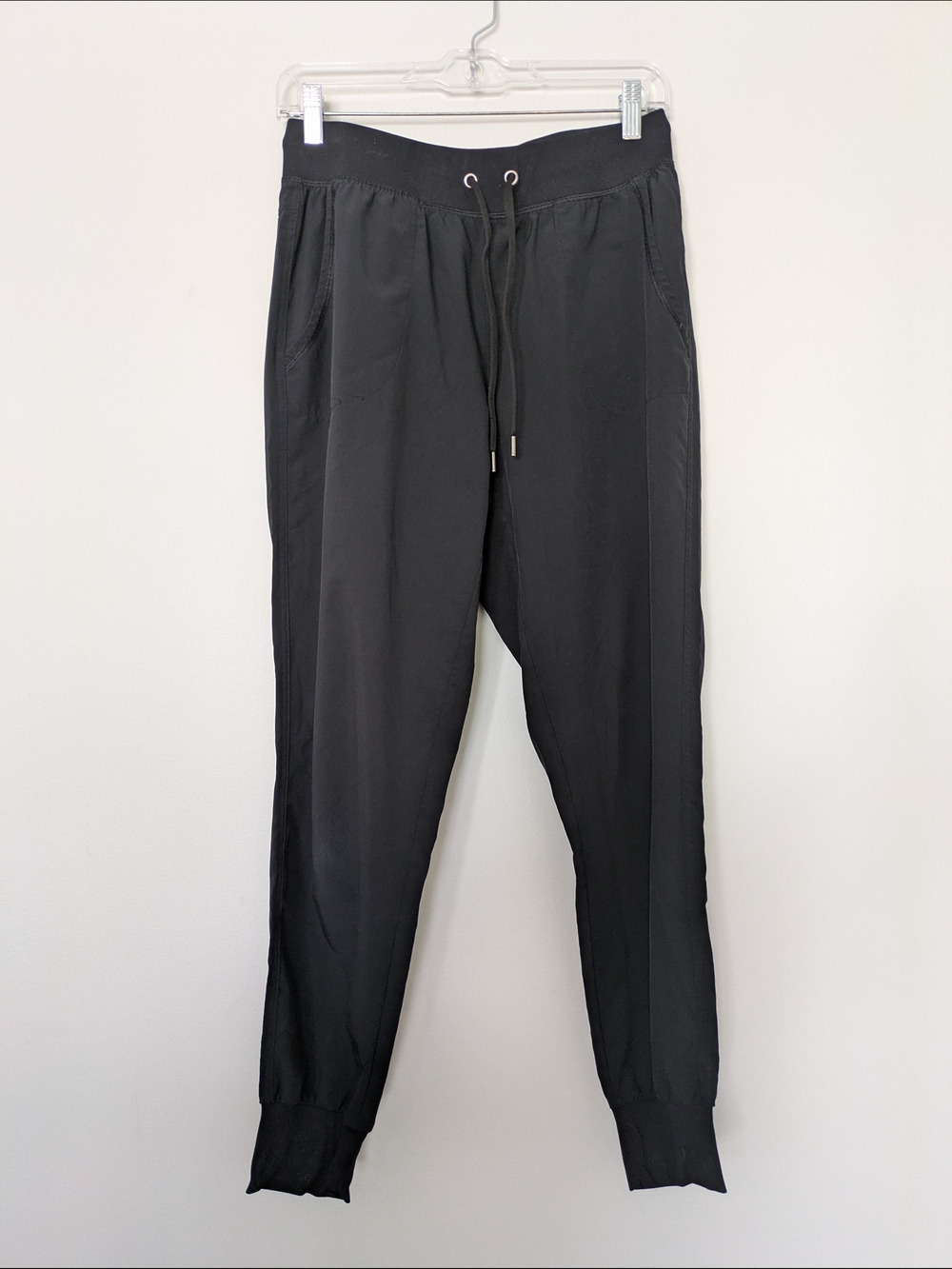CRZ YOGA Black Women's Drawstring Jogger Pants